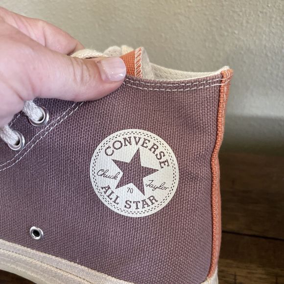 Size 8.5 - Converse Chuck 70 Tri-Panel Pack Shoes Prairie Sand Noble Grey - Picture 5 of 8